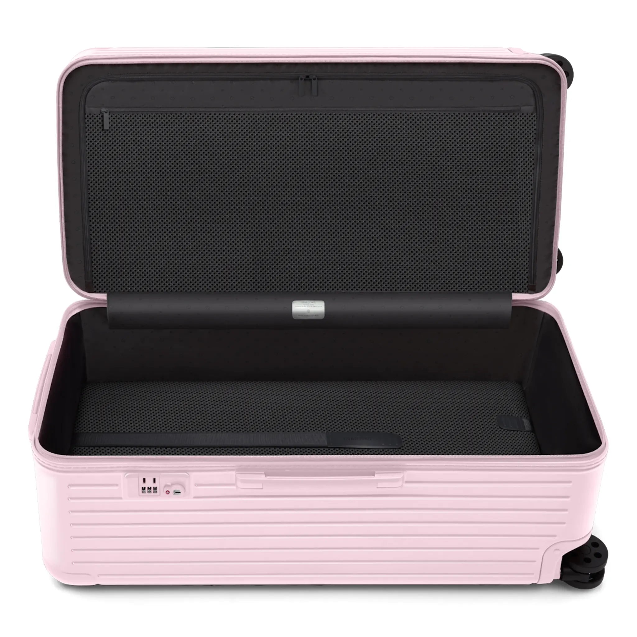 Inside View of RIMOWA Essentials Gloss Ballerina Pink Trunk Plus Suitcase 83280751